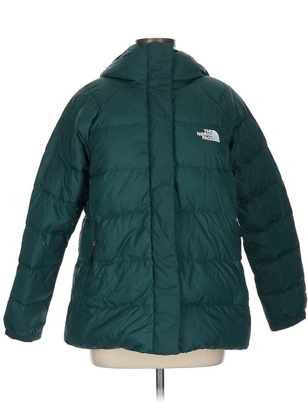 DOWN North Face Jade Green Coat